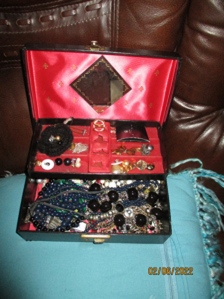 helpen Vrijgevigheid wijsheid vintage juwelenkoffer met sleutel